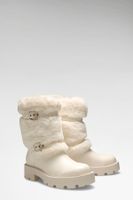 botas de piel sintetica yaffa