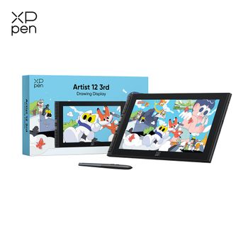 XPPen Artist 12 3rd, Pantalla de Dibujo Portátil con Nuevo Lápiz Inteligente X4, Teclas de Acceso Directo, Monitor Gráfico para Diseño Artístico y Creación