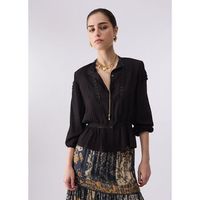 liu jo camisa camisa con encaje para mujer