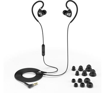 JLAB AUDIO Fit 2.0 Sports Earphones - Black, Black