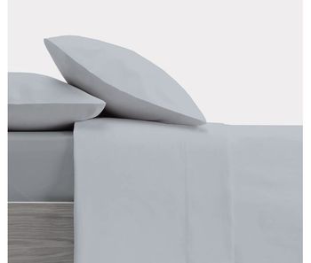 Juego de sábanas liso design azul cielo cama de 135/140cm donegal collections