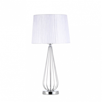 Sobremesa Robina E27 Cromo Blanco