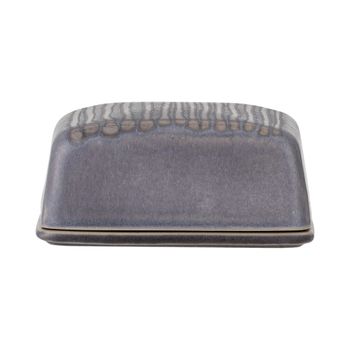 Plato de mantequilla de arenisca gris