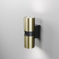 aplique de pared de exterior bowery 2 luces