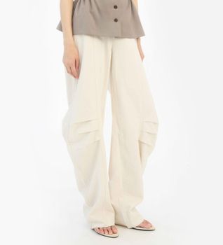 Rotate para mujer. 1155062059 Pantalón de lino Suiting beige (34), Casual
