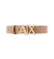 ax armani exchange para mujer 941125cc719u6299 cinturon logo marron 80cm casual piel