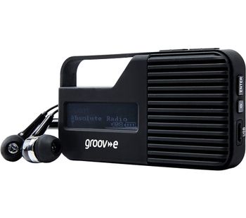 Rio GV-DR01-BK Portable Radio - Black, Black