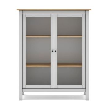 Vitrina 2 puertas - l90 x a110 cm - blanco