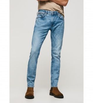 Pepe Jeans para hombre. PM206326VX5 Jean Stanley Regular azul (32/32), Casual, Algodón, Denim