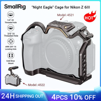 smallrig night eagle z6iii jaula de camara para nikon z6 iii con placa de liberacion rapida para arca-swiss w cold shoepara mic y light 4521
