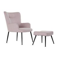 sillon set 2 poliester metal 70x60x84 455x37x355