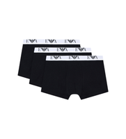 emporio armani para hombre em000259af14131 set 3 boxers logo ea negro m homewear algodon