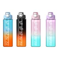 botella de agua deportiva de 1 litro  sin bpa  boquilla para deporte  con texto motivacional  botella agua prueba de fugas botella deportiva tritan de plastico sin bpa botella motivacional  para
