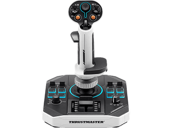 Palanca de vuelo - Thrustmaster Sol-R 1, Para PC, 3 ejes movimiento (X, Y y Z), Blanco Negro