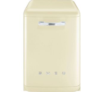 SMEG DF6FABCR Full-size Dishwasher - Cream, Cream