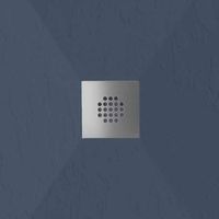 plato de ducha pizarra dexa antracita  80x190 cm rejilla inox
