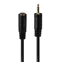 adaptador de audio lindy 25mm macho a 35mm hembra 02 m negro