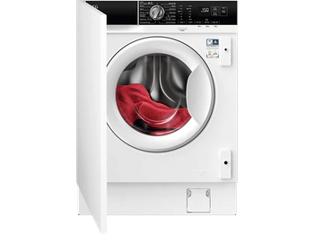 REACONDICIONADO Seminuevo Excelente Lavadora integrable - AEG LFN7G8434F, 8 kg, 1400 rpm, Tecnología ProSense, Función Vapor, Blanco panelable