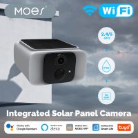 r r camara de seguridad solar inteligente moes banda dual wifi 245 ghz resistente al agua ip65 monitoreo de aplicacionalexagoogle home tuya