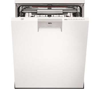 AEG ComfortLift FFE63806PW Full-size Dishwasher - White, White