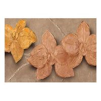 papel pintado 3d - painted orchids 250x175 cm