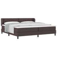 cama tapizada 203x203x88 cm  - marron