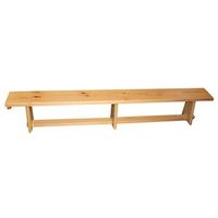 banco sueco de madera 2m