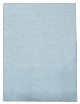 Alfombra de piel Fluffy turquesa 100x200 cm