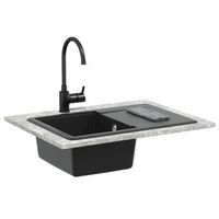 lavabo de bano moderno  lavabo negro 670 x 460 mm granito