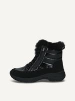 caprice bootie black made of textile and synthetic without heel size 40