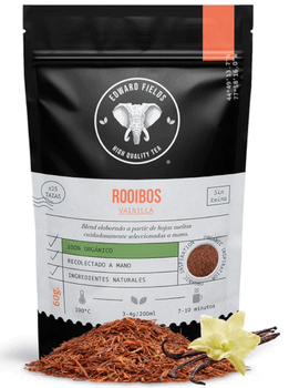 Edward Fields Tea Infusión Rooibos Vainilla Ecológico Granel 60 gr