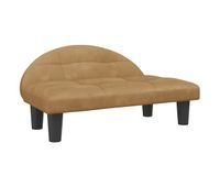 vidaxl cama para perros de terciopelo marron 70x52x30 cm