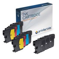 compatible multipack brother dcp-6690cw printer ink cartridges 11 pack -lc1100hybk