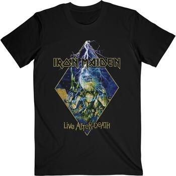 Iron Maiden Camiseta manga larga Live After Death Diand para mujer
