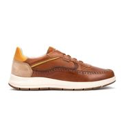 pikolinos para hombre m7w-6423c1 zapatillas de piel salamanca marron 41 plano cordones casual clasico
