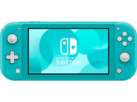 consola - nintendo switch lite portatil controles integrados azul turquesa