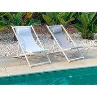 playera plegable aluminio sol blanca 98x59x96 cm majestic