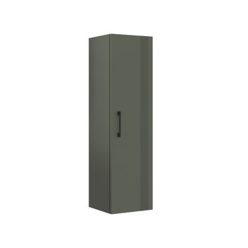 Armario De Baño  - 40 X 32 X 138 Cm - Verde Mate