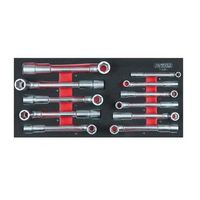 juego de llaves de vaso hexagonal ks tools - 11 piezas - 7132011