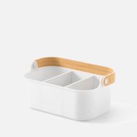 umbra bellwood storage - 28cm x 18cm - white natural