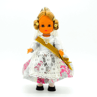 muneca regional valenciana folk artesania original coleccion 35 cmvestido tipico fallera valencia fabricada en espana