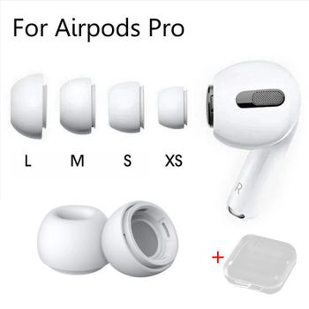 Almohadillas para Airpods Pro 1/2, funda de silicona con orificio para alivio de presión, almohadillas para los oídos, auriculares, Air Pods Pro