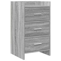 mesas de noche sonoma gris 40 x 36 x 70 cm madera de ingenieria vidaxl
