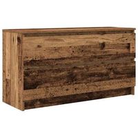 mueble de tv de madera antigua 100x35x54 cm madera ingenieria vidaxl