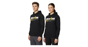 Ironman 70 3 valencia sudadera con capucha negra