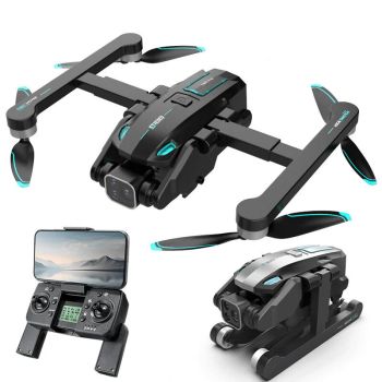 YLR/C S188 GPS 5G WiFi FPV con cámara dual eléctrica HD de 180°, evitación de obstáculos de 360°, posicionamiento de flu
