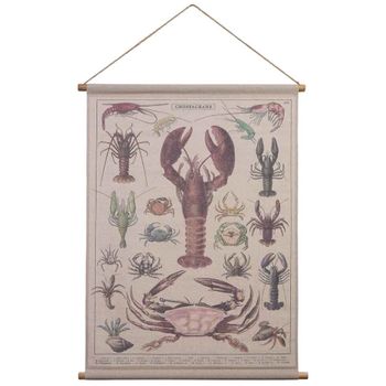 Lienzo pergamino de tela impresa 76x97x2,5h cm