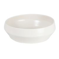 ensaladera de ceramica blanca