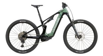 Bicicleta electrica de montana cannondale moterra 2 shimano 11v 800wh bosch 100nm 29   verde todo suspension