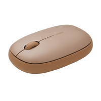 mouse rapoo wireless y bluetooth m660 silent 24g ghz bt 50 usb 30 3 botones 1300 ppp marron